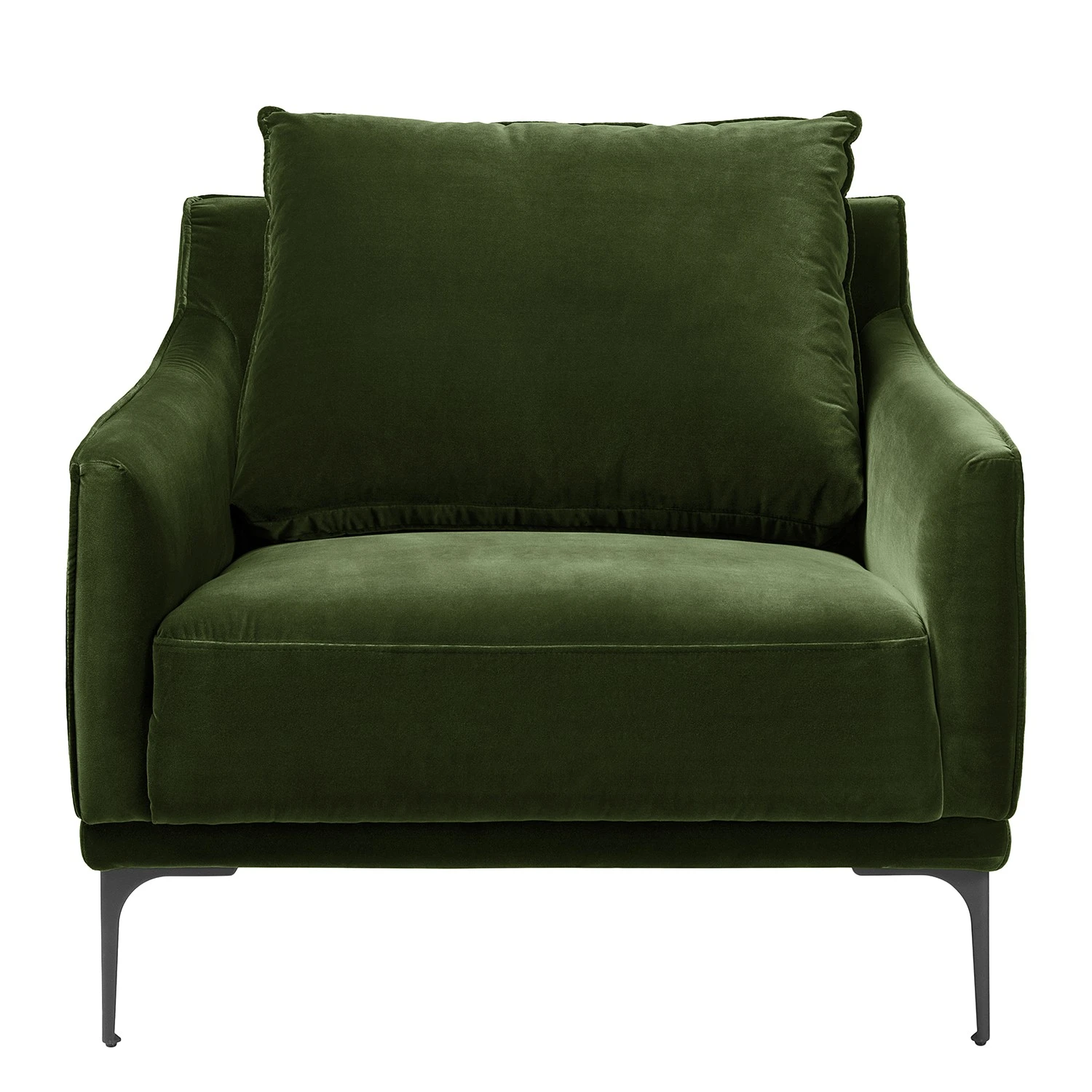 Studio Copenhagen Sessel Pouch - Samt - Dunkelgrün 4 Studio Copenhagen Sessel Pouch - Samt - Dunkelgrün – Bild 4