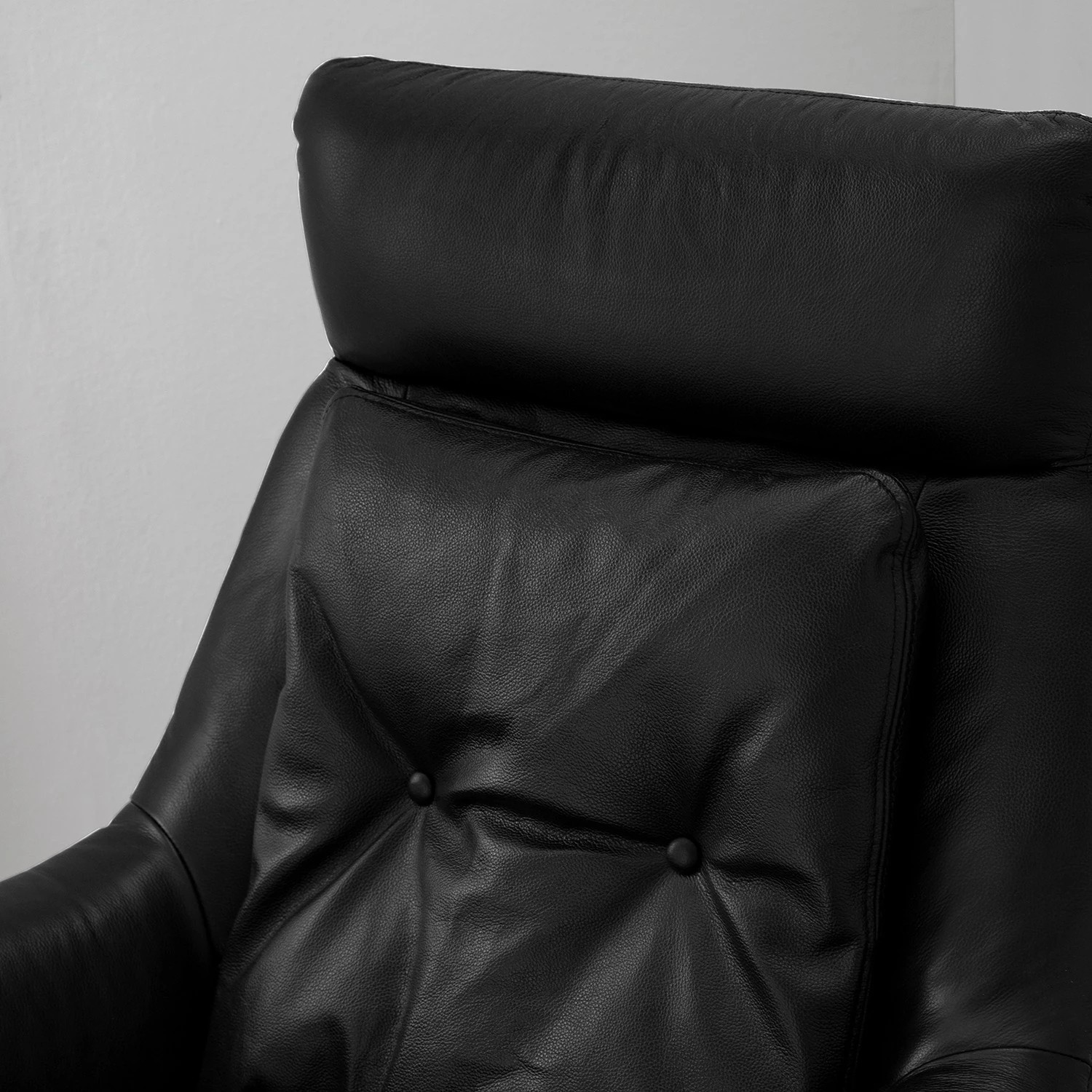 Studio Copenhagen Sessel Bertem - Echtleder - Schwarz 7 Studio Copenhagen Sessel Bertem - Echtleder - Schwarz – Bild 7