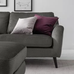 Jack & Alice Sofa Tennyson (3-Sitzer) - Samt - Grau 25 Jack & Alice Sofa Tennyson (3-Sitzer) - Samt - Grau -Wohnzimmermöbel boutique en ligne 1000180140 201030 05551200016 DETAILS P000000001000180140