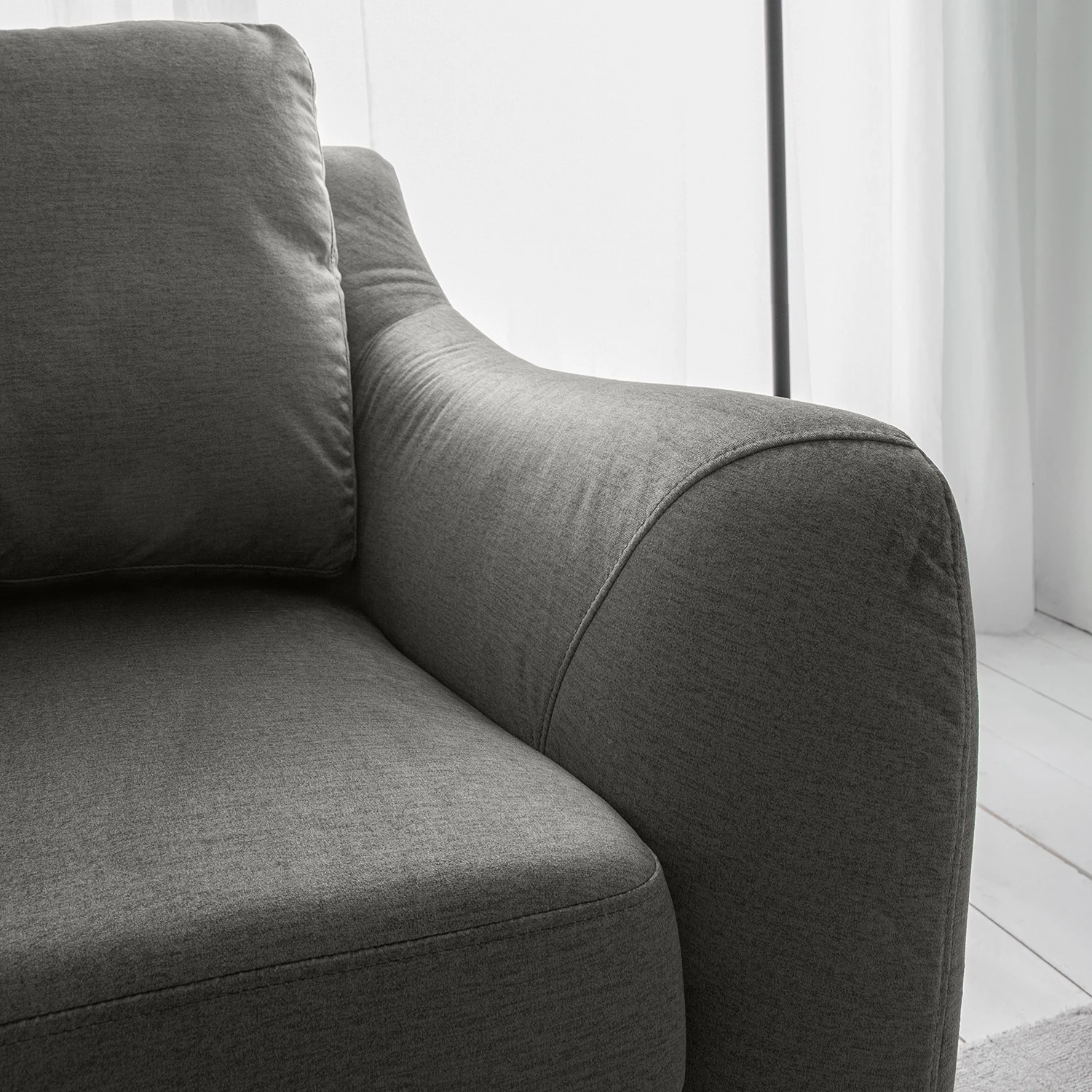 Jack & Alice Sofa Tennyson (2-Sitzer) - Samt - Grau 14 Jack & Alice Sofa Tennyson (2-Sitzer) - Samt - Grau – Bild 14