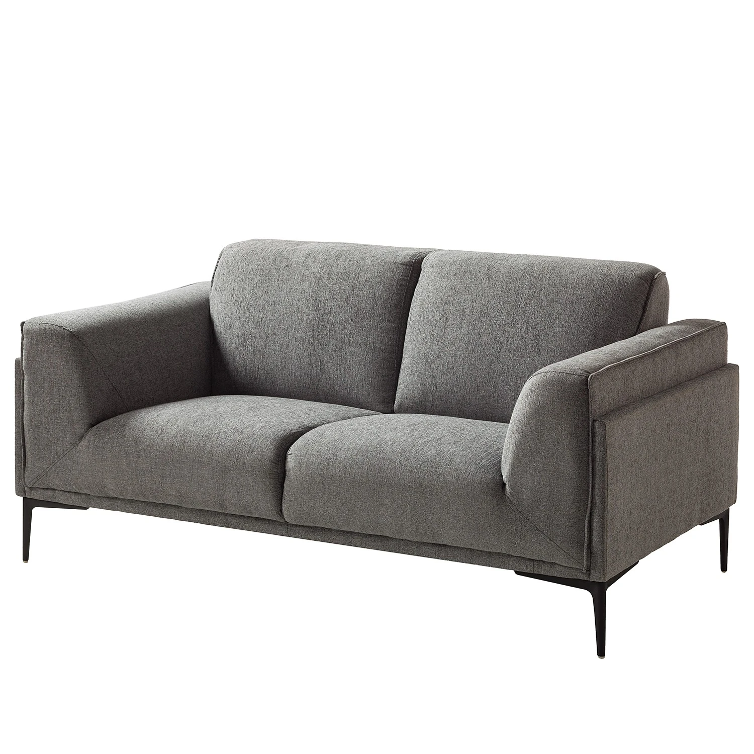 Fredriks Sofa Ainslie (2-Sitzer) - Webstoff - Grau 1 Fredriks Sofa Ainslie (2-Sitzer) - Webstoff - Grau