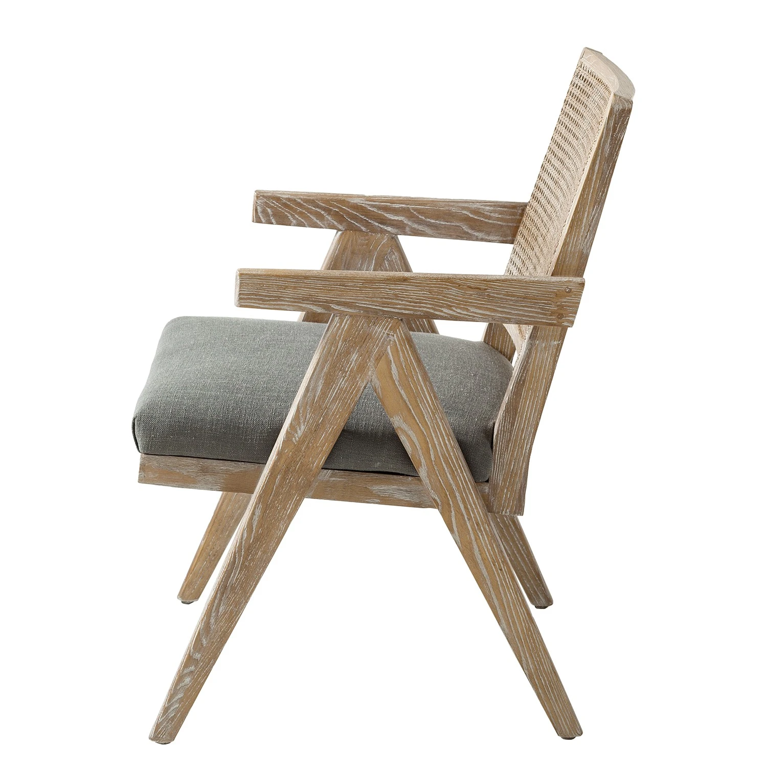 Maison Belfort Sessel Ruber - Webstoff - Grau 5 Maison Belfort Sessel Ruber - Webstoff - Grau – Bild 5