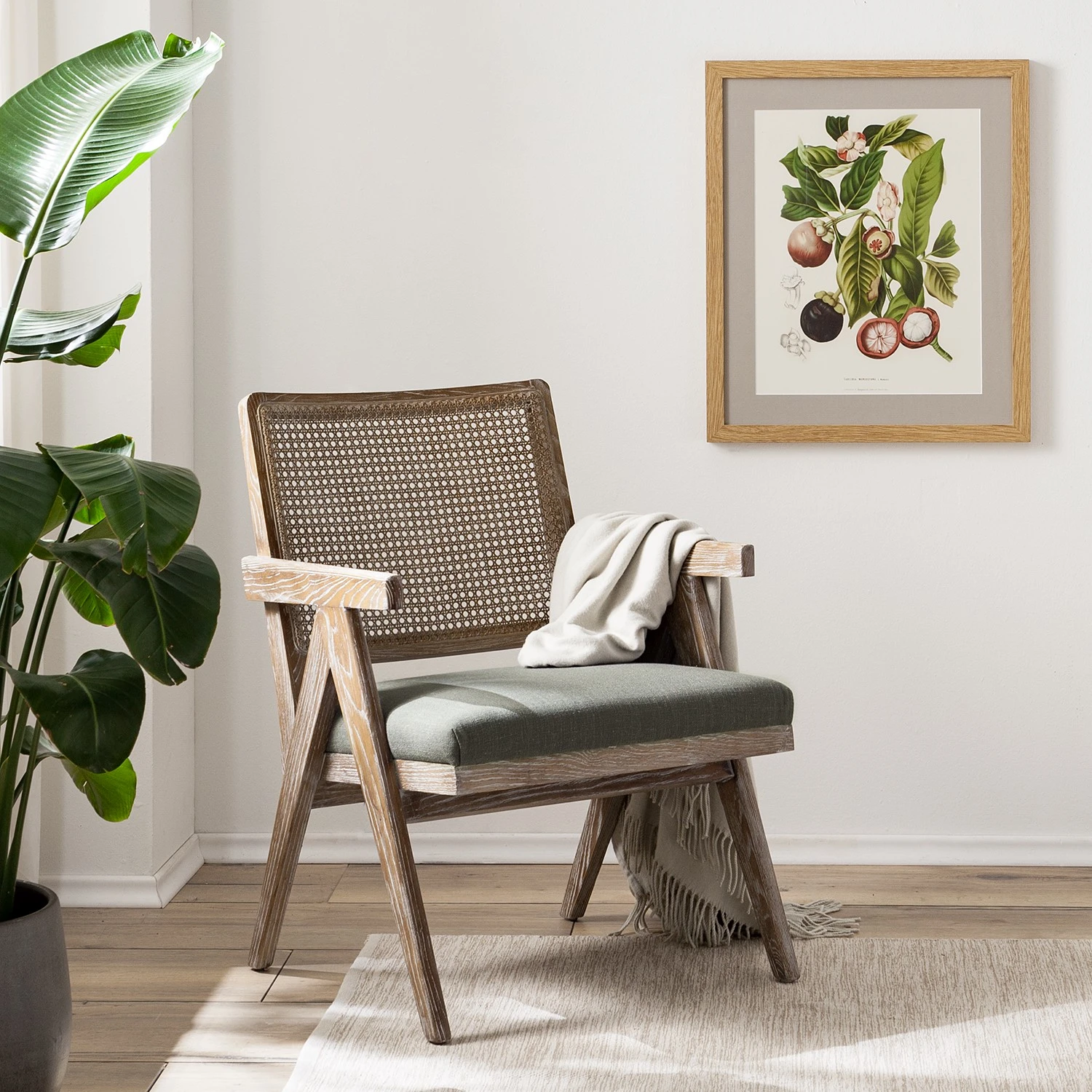 Maison Belfort Sessel Ruber - Webstoff - Grau 2 Maison Belfort Sessel Ruber - Webstoff - Grau – Bild 2