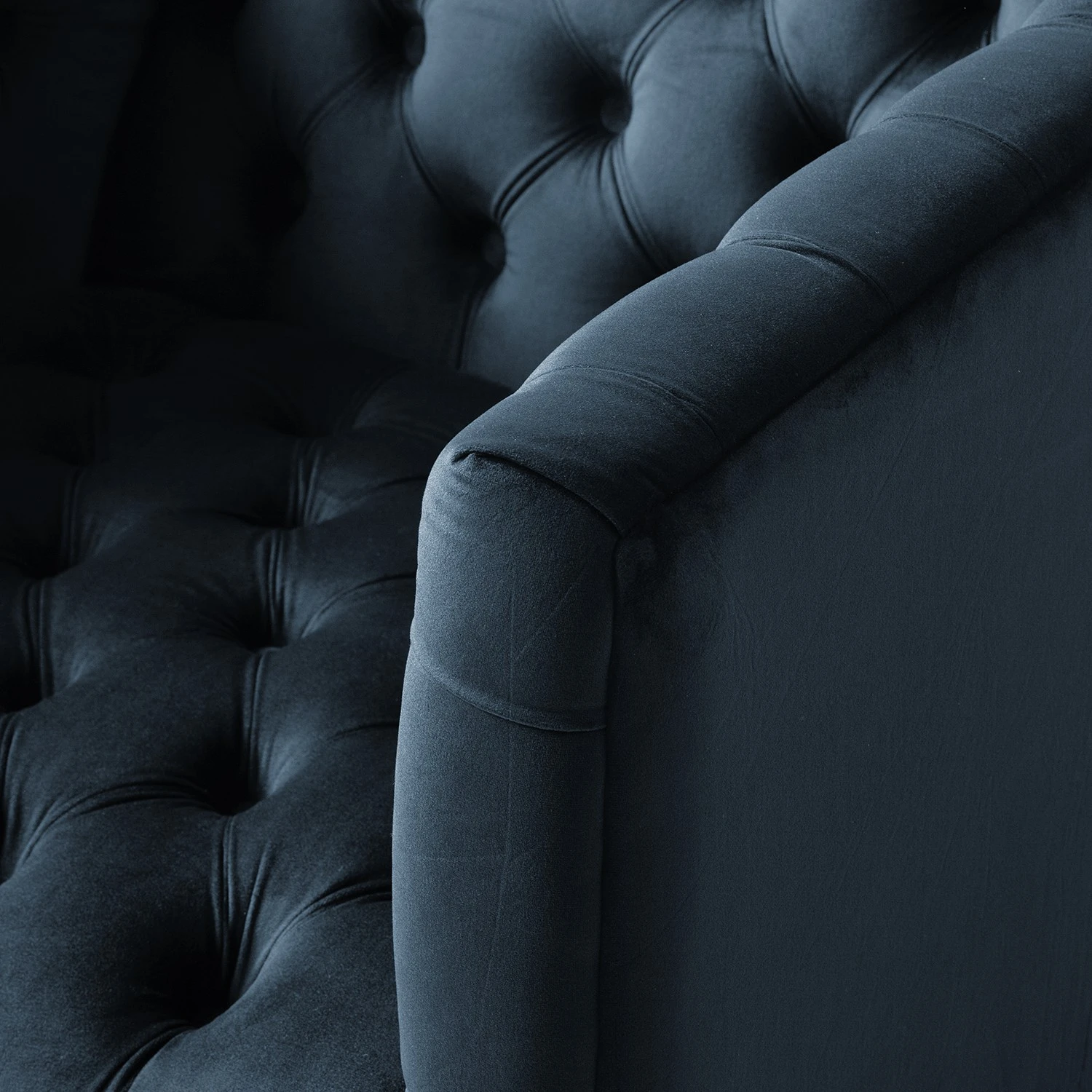 Jack & Alice Sessel Reynella - Samt - Marineblau 7 Jack & Alice Sessel Reynella - Samt - Marineblau – Bild 7