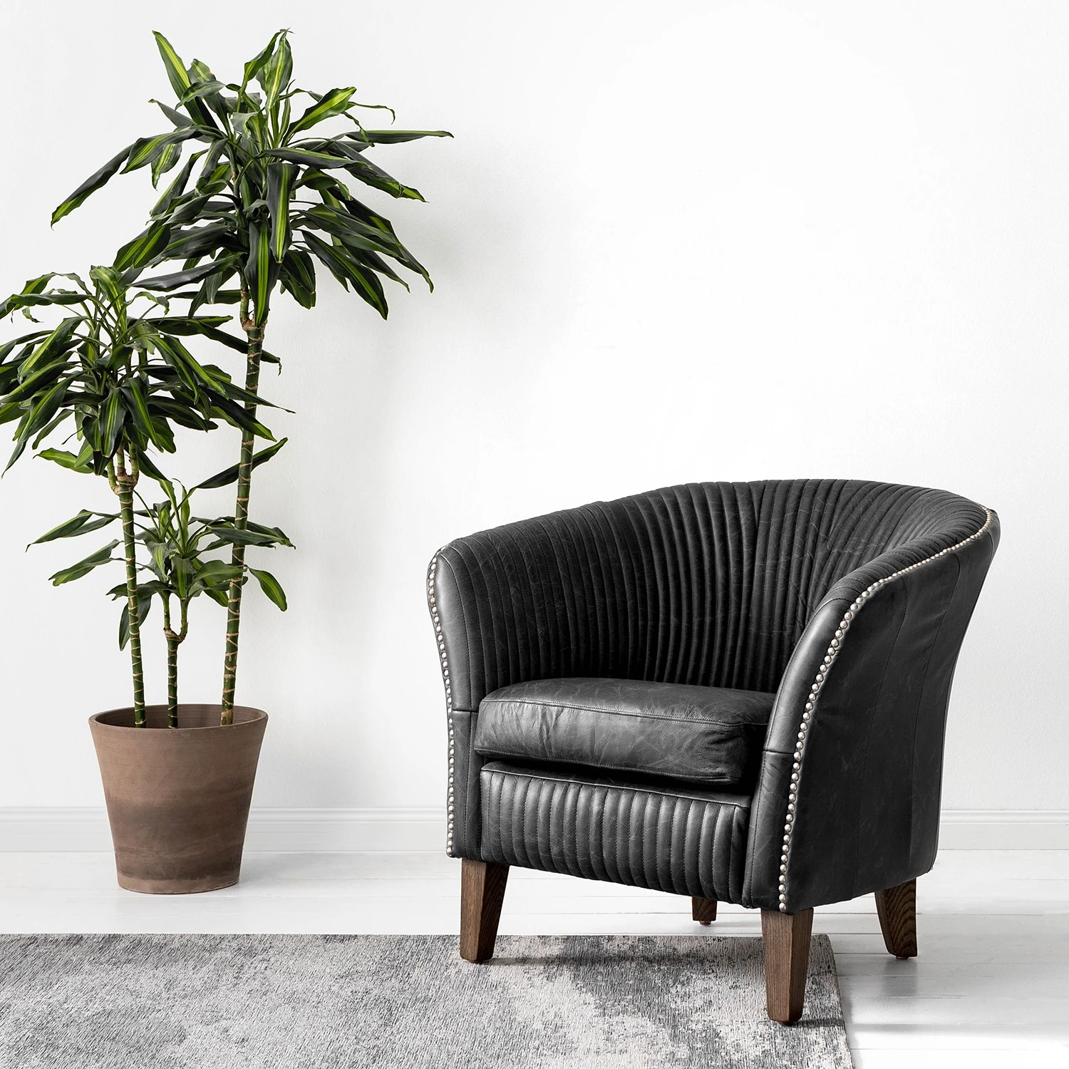 Ars manufacti Sessel Membre II - Echtleder - Schwarz 2 Ars manufacti Sessel Membre II - Echtleder - Schwarz – Bild 2