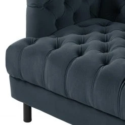 Jack & Alice Sofa Mindarie (3-sitzer) - Samt - Dunkelblau -Wohnzimmermöbel boutique en ligne 1000180887 201021 14381100016 DETAILS P000000001000180887