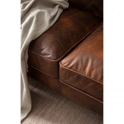 Ars manufacti Sofa Quesada (3-sitzer) - Echtleder - Braun -Wohnzimmermöbel boutique en ligne 1000180893 200724 14201800007 DETAILS P000000001000180893