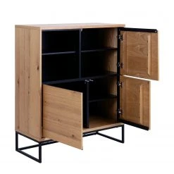 Red Living Highboard Frahan - Wildeiche / Schwarz -Wohnzimmermöbel boutique en ligne 1000181277 190710 16192700037 DETAILS P000000001000181277