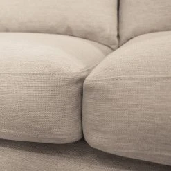 Maison Belfort Ecksofa Breves - Flachgewebe - Beige - Ottomane davorstehend links -Wohnzimmermöbel boutique en ligne 1000181404 190911 09330701635 DETAILS P000000001000181404