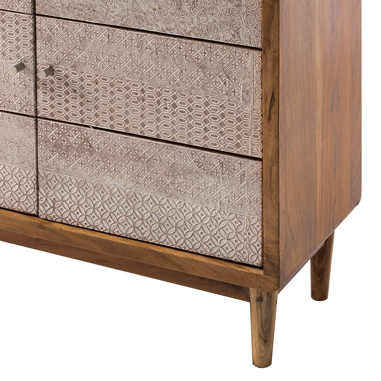 Ars manufacti Vitrinenschrank Buuda - Akazie massiv - Ecru / Akazie 14 Ars manufacti Vitrinenschrank Buuda - Akazie massiv - Ecru / Akazie – Bild 14