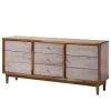 Ars manufacti Sideboard Buuda - Akazie massiv - Ecru / Akazie