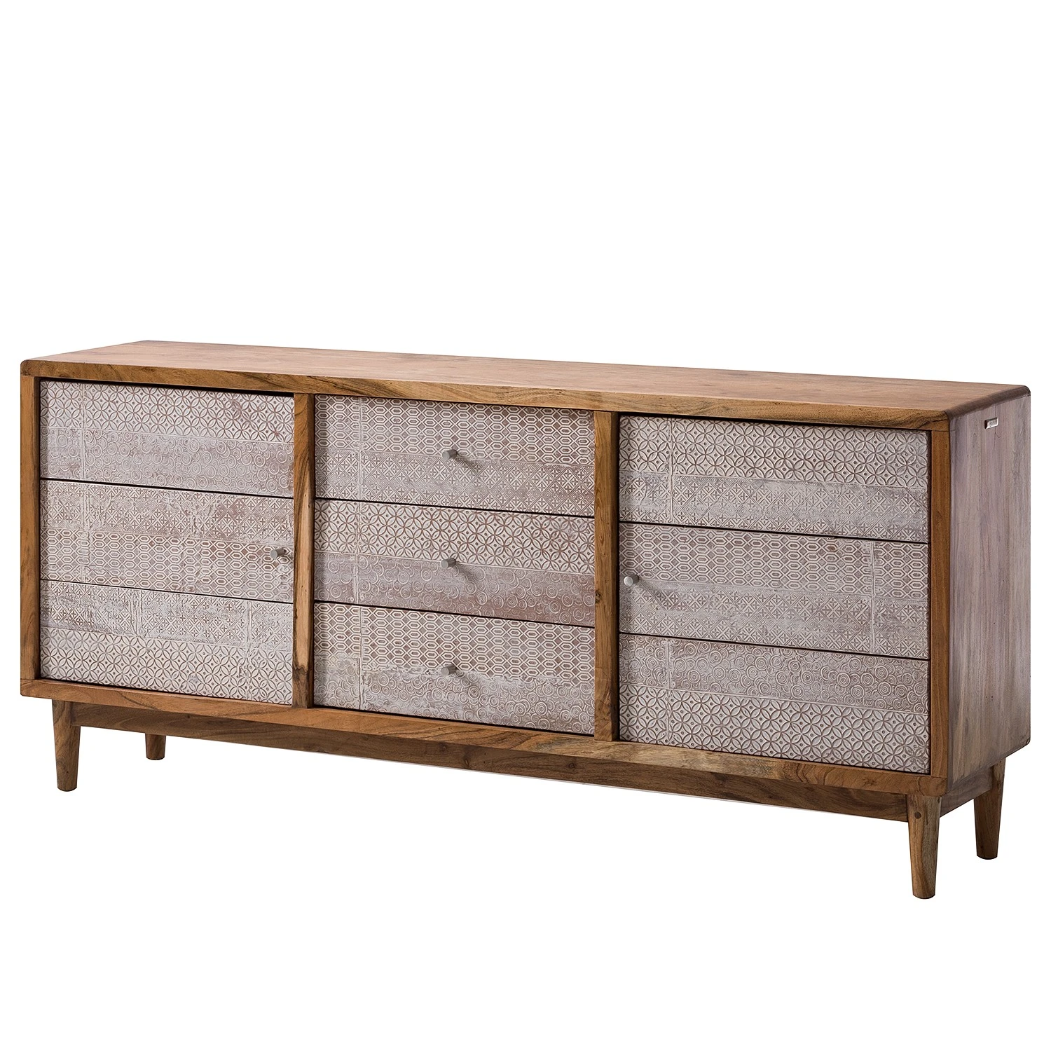 Ars manufacti Sideboard Buuda - Akazie massiv - Ecru / Akazie 1 Ars manufacti Sideboard Buuda - Akazie massiv - Ecru / Akazie