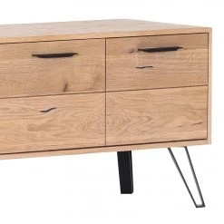 Red Living TV-Lowboard Relva - Eiche teilmassiv / Metall - Eiche / Schwarz 5 Red Living TV-Lowboard Relva - Eiche teilmassiv / Metall - Eiche / Schwarz -Wohnzimmermöbel boutique en ligne 1000182208 190830 11040000034 DETAILS P000000001000182208