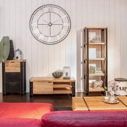 Red Living Kommode Galvan - Akazie massiv - Akazie / Schwarz 5 Red Living Kommode Galvan - Akazie massiv - Akazie / Schwarz -Wohnzimmermöbel boutique en ligne 1000182215 190830 11040300053 MOOD DETAILS P000000001000182215 mood