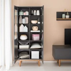 Mørteens Wohnwand Lindholm II (4-teilig) - Eiche teilmassiv - Grau 28 Mørteens Wohnwand Lindholm II (4-teilig) - Eiche teilmassiv - Grau -Wohnzimmermöbel boutique en ligne 1000182335 200110 17352000035 DETAILS P000000001000182335