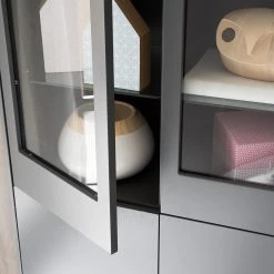 Mørteens Wohnwand Lindholm II (4-teilig) - Eiche teilmassiv - Grau 31 Mørteens Wohnwand Lindholm II (4-teilig) - Eiche teilmassiv - Grau -Wohnzimmermöbel boutique en ligne 1000182335 200110 17352000038 DETAILS P000000001000182335