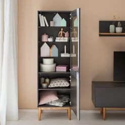 Mørteens Wohnwand Lindholm IV (3-teilig) - Grau -Wohnzimmermöbel boutique en ligne 1000182336 200108 13510000015 DETAILS P000000001000182336