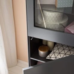 Mørteens Wohnwand Lindholm IV (3-teilig) - Grau -Wohnzimmermöbel boutique en ligne 1000182336 200108 13510100018 DETAILS P000000001000182336