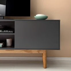 Mørteens Wohnwand Lindholm IV (3-teilig) - Grau -Wohnzimmermöbel boutique en ligne 1000182336 200108 13510200025 DETAILS P000000001000182336