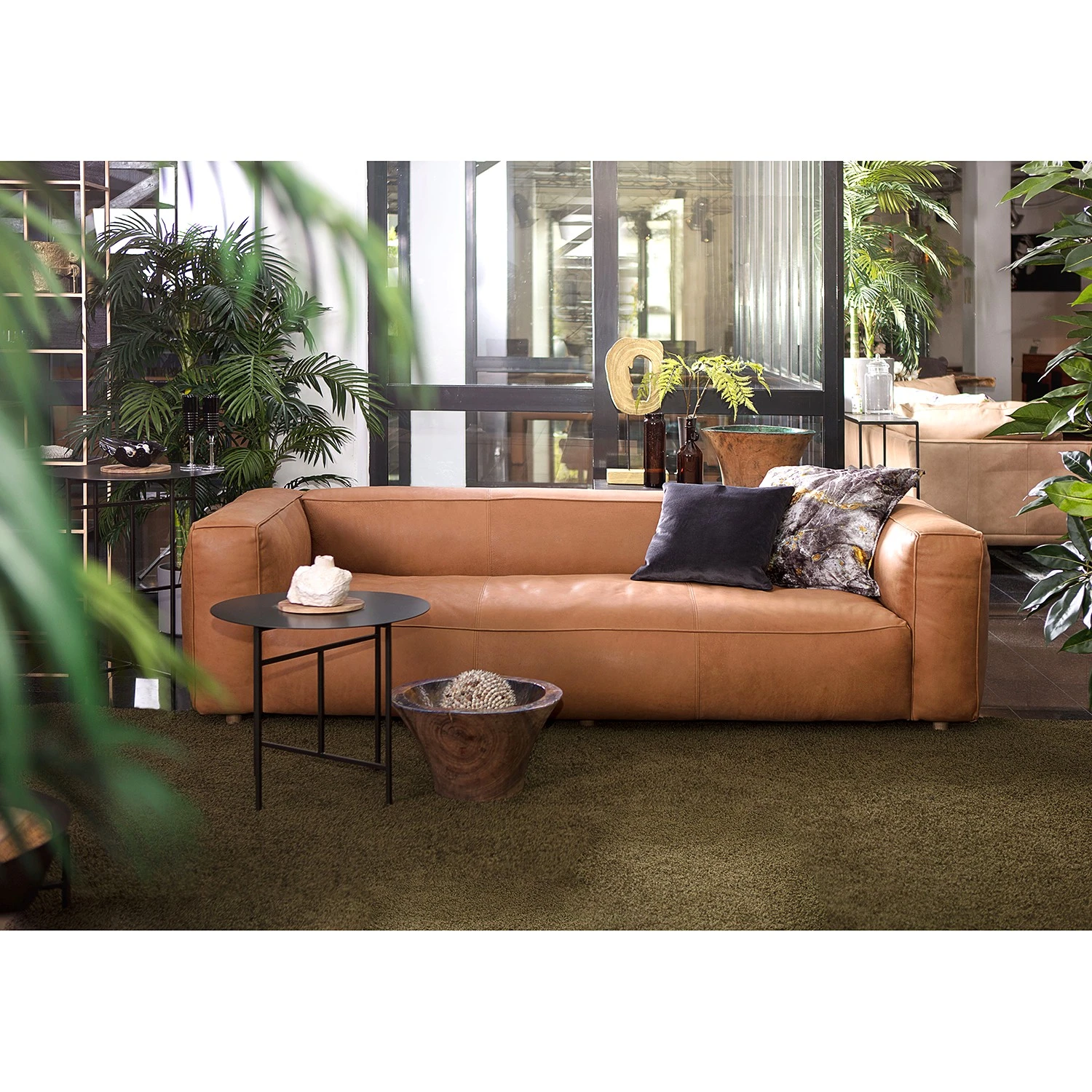 Ars manufacti Beistelltisch Fylo - Metall / Altholz massiv - Schwarz - Höhe: 51 cm 2 Ars manufacti Beistelltisch Fylo - Metall / Altholz massiv - Schwarz - Höhe: 51 cm – Bild 2