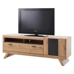 Naturoo TV-Lowboard Coulogne II - Balkeneiche Dekor / Anthrazit - Breite: 179 cm