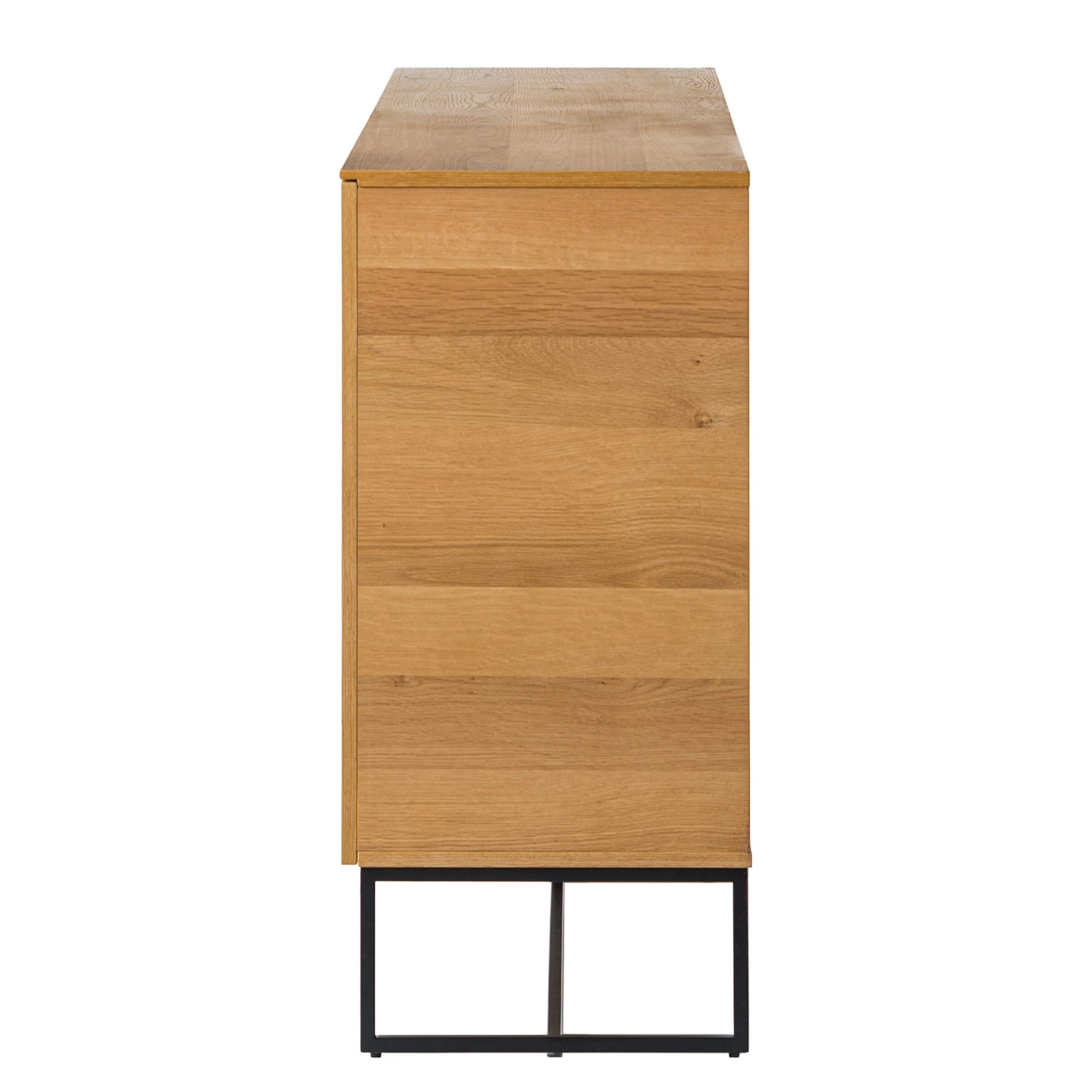 Ars Natura Sideboard Nozza II - Echtholzfurnier - Eiche / Schwarz 4 Ars Natura Sideboard Nozza II - Echtholzfurnier - Eiche / Schwarz – Bild 4