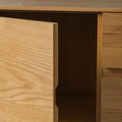 Ars Natura Sideboard Nozza II - Echtholzfurnier - Eiche / Schwarz 21 Ars Natura Sideboard Nozza II - Echtholzfurnier - Eiche / Schwarz -Wohnzimmermöbel boutique en ligne 1000182814 200214 14501900007 DETAILS P000000001000182814