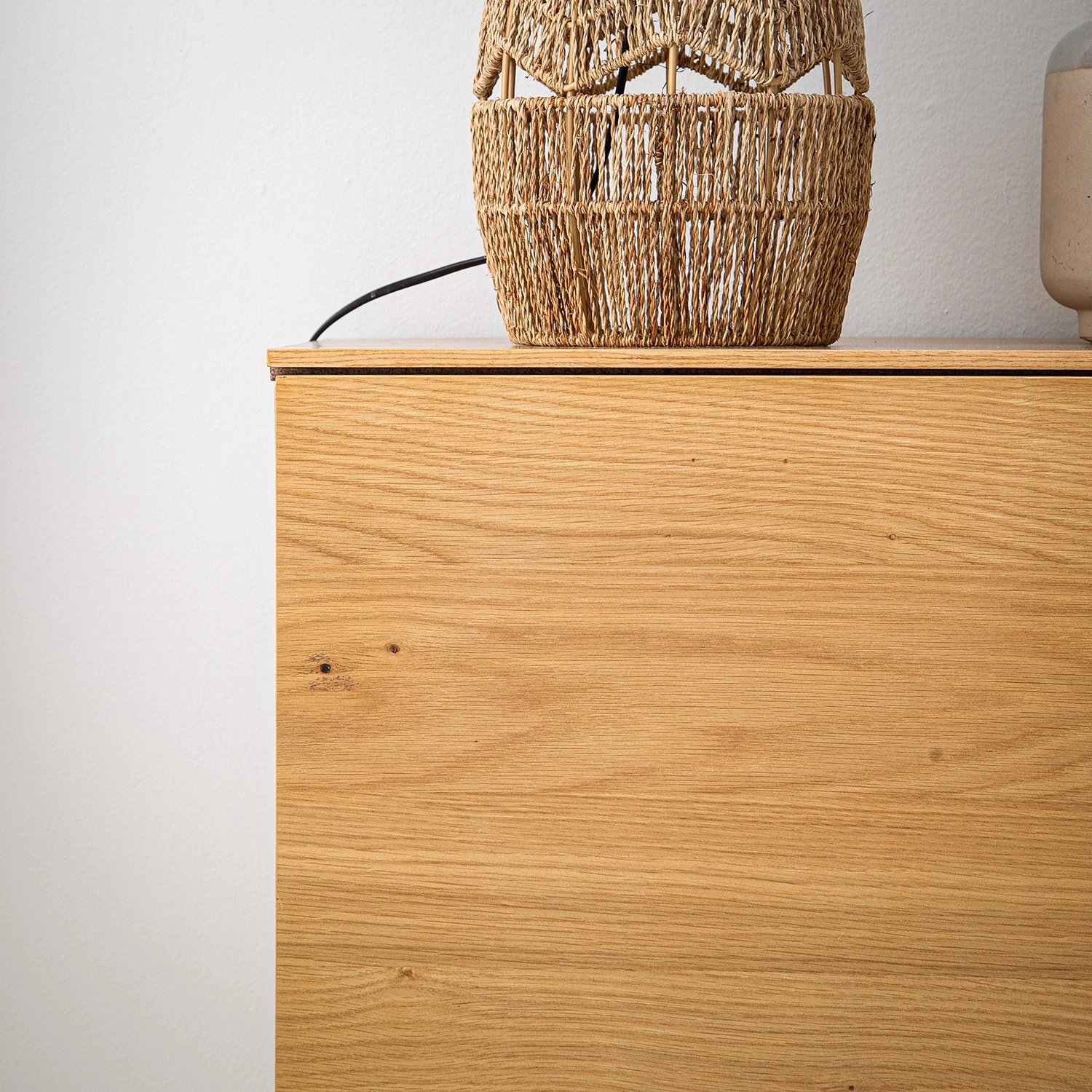 Ars Natura Sideboard Nozza II - Echtholzfurnier - Eiche / Schwarz 10 Ars Natura Sideboard Nozza II - Echtholzfurnier - Eiche / Schwarz – Bild 10