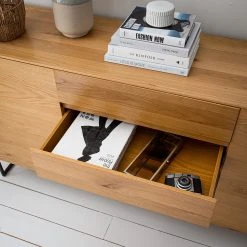 Ars Natura Sideboard Nozza II - Echtholzfurnier - Eiche / Schwarz 24 Ars Natura Sideboard Nozza II - Echtholzfurnier - Eiche / Schwarz -Wohnzimmermöbel boutique en ligne 1000182814 200306 14374700003 MOOD DETAILS P000000001000182814 mood