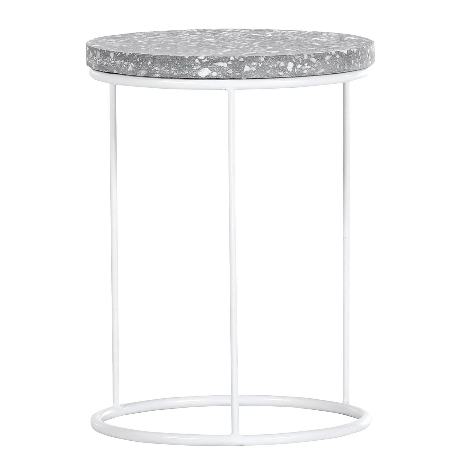 Norrwood Beistelltisch Terrazzo I - Terrazzo / Metall - Mehrfarbig / Weiß 1 Norrwood Beistelltisch Terrazzo I - Terrazzo / Metall - Mehrfarbig / Weiß