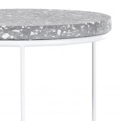 Norrwood Beistelltisch Terrazzo I - Terrazzo / Metall - Mehrfarbig / Weiß 14 Norrwood Beistelltisch Terrazzo I - Terrazzo / Metall - Mehrfarbig / Weiß -Wohnzimmermöbel boutique en ligne 1000182817 190731 14364900006 DETAILS P000000001000182817