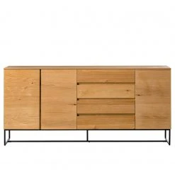 Ars Natura Sideboard Nozza I - Echtholzfurnier - Eiche / Schwarz 19 Ars Natura Sideboard Nozza I - Echtholzfurnier - Eiche / Schwarz -Wohnzimmermöbel boutique en ligne 1000182824 200214 14501900037 DETAILS P000000001000182824
