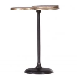 Ars manufacti Beistelltisch Nikko IV - Aluminium - Messing Antik / Kupfer Antik