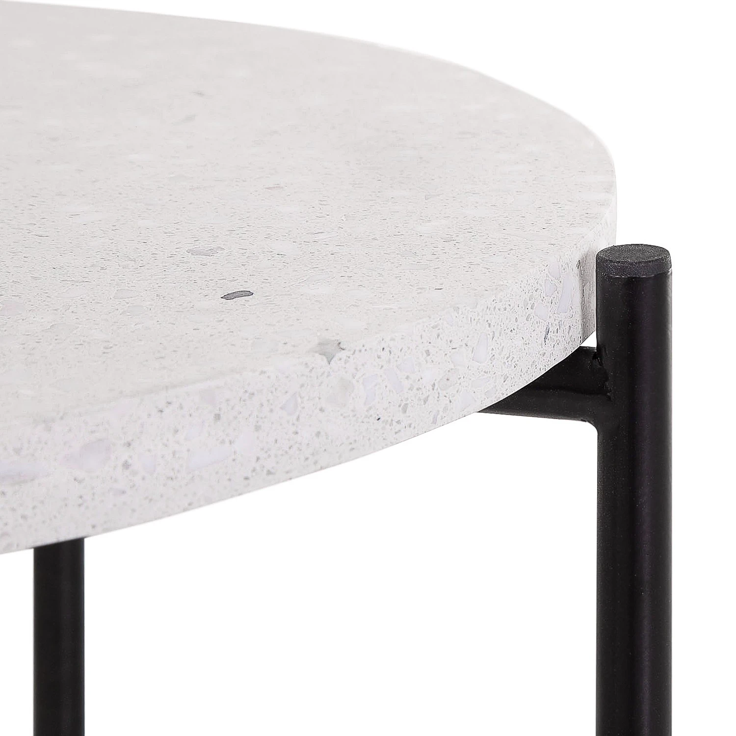 Norrwood Beistelltisch Terrazzo VI - Terrazzo / Metall - Mehrfarbig / Schwarz 5 Norrwood Beistelltisch Terrazzo VI - Terrazzo / Metall - Mehrfarbig / Schwarz – Bild 5