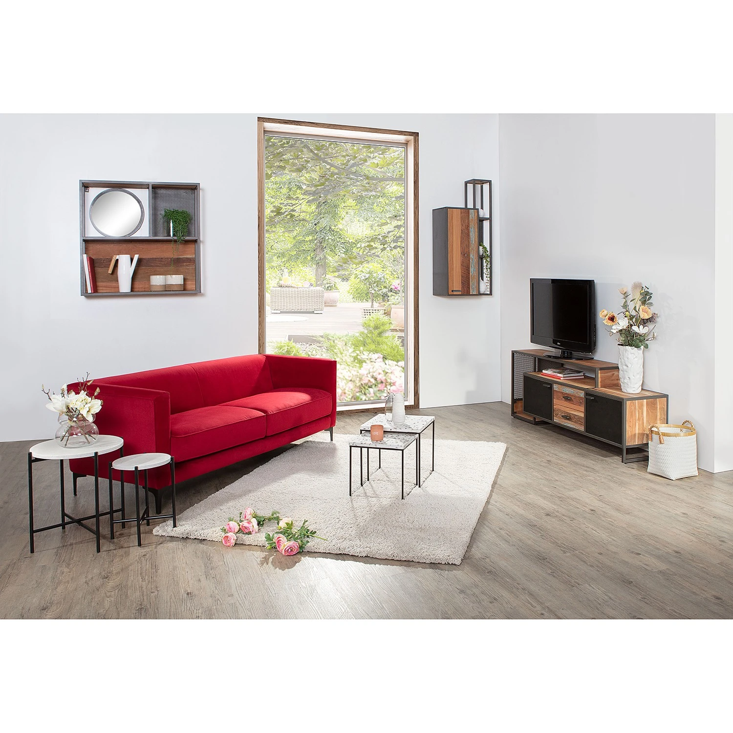 Norrwood Beistelltisch Terrazzo VI - Terrazzo / Metall - Mehrfarbig / Schwarz 2 Norrwood Beistelltisch Terrazzo VI - Terrazzo / Metall - Mehrfarbig / Schwarz – Bild 2