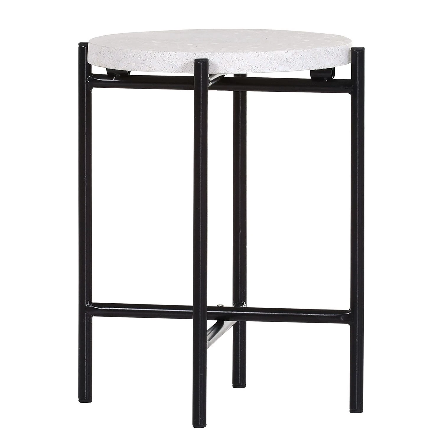 Norrwood Beistelltisch Terrazzo V - Terrazzo / Metall - Mehrfarbig / Schwarz 1 Norrwood Beistelltisch Terrazzo V - Terrazzo / Metall - Mehrfarbig / Schwarz