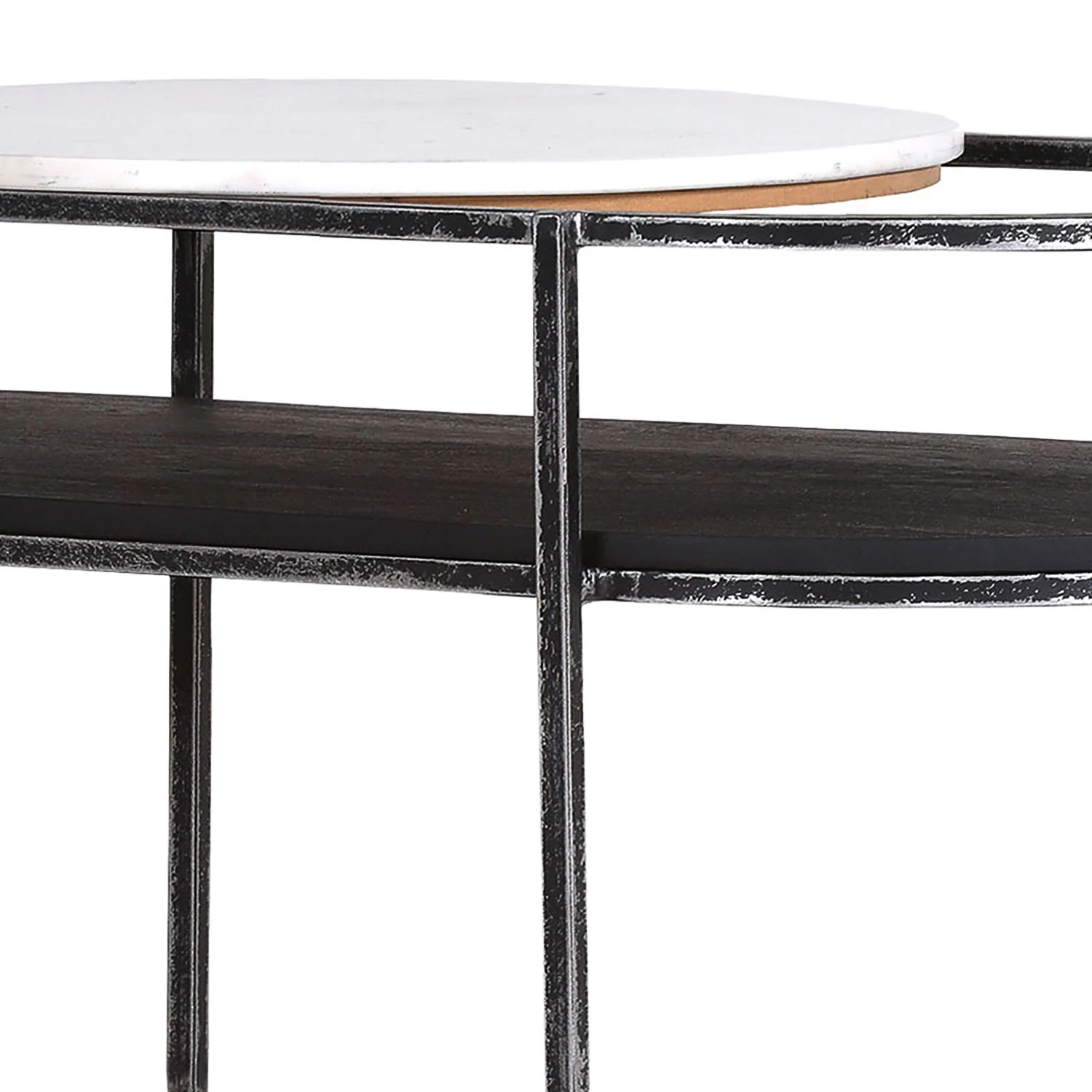 Red Living Couchtisch Pondo - Akazie massiv / Marmor - Schwarz / Weiß 4 Red Living Couchtisch Pondo - Akazie massiv / Marmor - Schwarz / Weiß – Bild 4