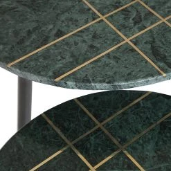 Jack & Alice Beistelltisch Marbollo III (2-teilig) - Marmor / Metall - Grün / Gold 10 Jack & Alice Beistelltisch Marbollo III (2-teilig) - Marmor / Metall - Grün / Gold -Wohnzimmermöbel boutique en ligne 1000182843 190731 14365700096 DETAILS P000000001000182843