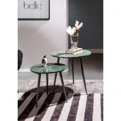 Jack & Alice Beistelltisch Marbollo III (2-teilig) - Marmor / Metall - Grün / Gold 8 Jack & Alice Beistelltisch Marbollo III (2-teilig) - Marmor / Metall - Grün / Gold -Wohnzimmermöbel boutique en ligne 1000182843 211125 155712000023 MOOD DETAILS P000000001000182843 mood