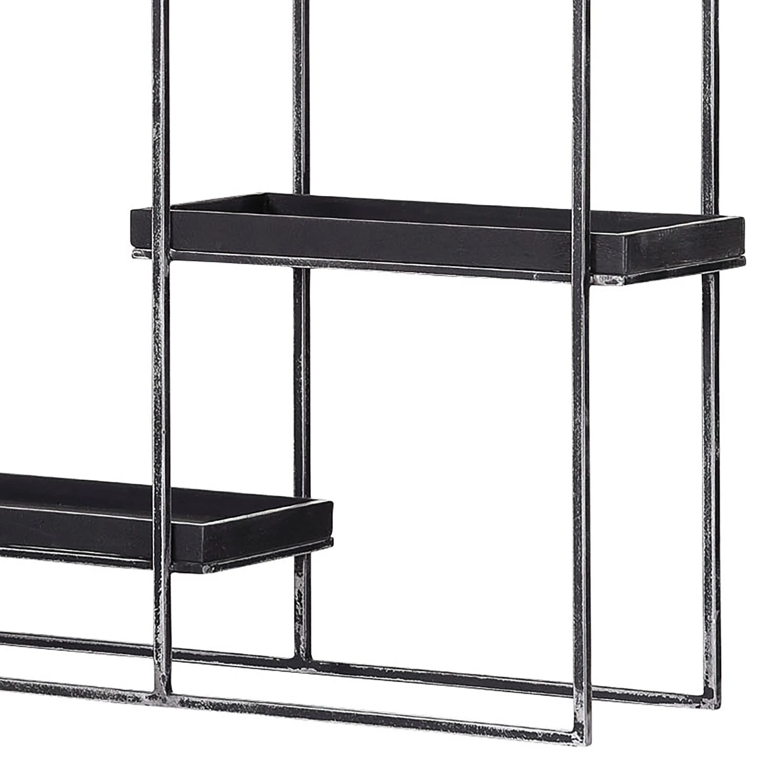 Red Living Regal Pondo - Akazie massiv / Metall - Akazie Schwarz / Schwarz 4 Red Living Regal Pondo - Akazie massiv / Metall - Akazie Schwarz / Schwarz – Bild 4