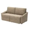 Modoform Schlafsofa Rifton III - Strukturstoff - Hellbraun
