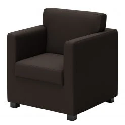 Loftscape Sessel Nibley VIII - Kunstleder - Dunkelbraun