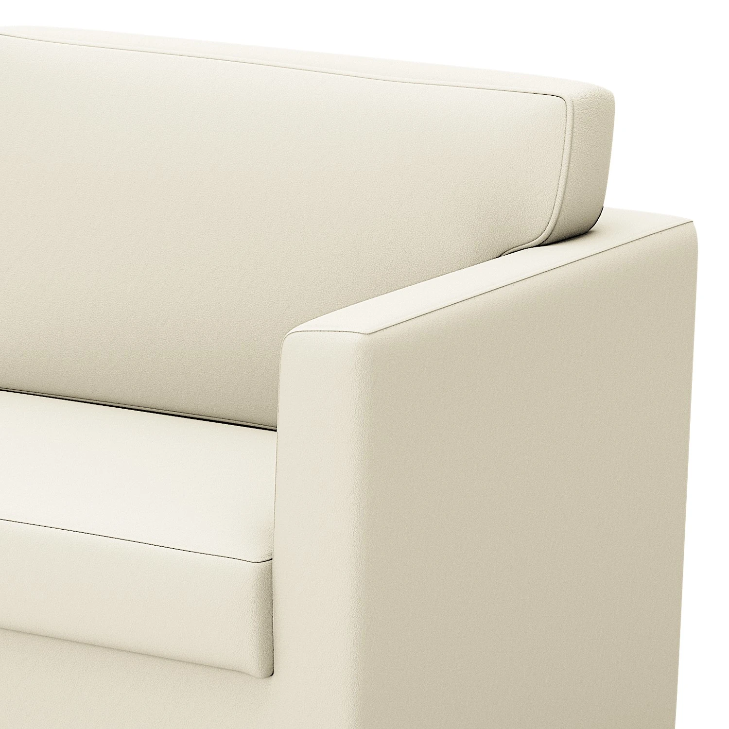 Loftscape Sofa Nibley IV (2-Sitzer) - Kunstleder - Weiß 7 Loftscape Sofa Nibley IV (2-Sitzer) - Kunstleder - Weiß – Bild 7