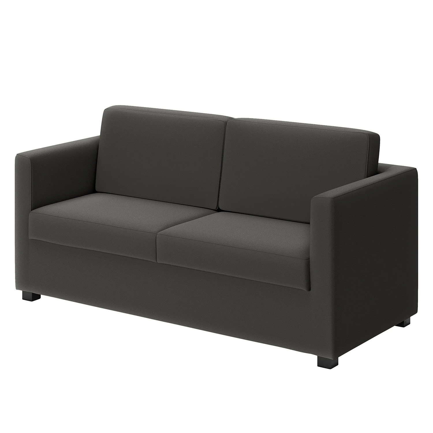 Loftscape Sofa Deven IV (2-Sitzer) - Pigmentiertes Leder - Anthrazit 1 Loftscape Sofa Deven IV (2-Sitzer) - Pigmentiertes Leder - Anthrazit