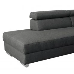 Modoform Wohnlandschaft Swaine - Webstoff - Anthrazit - Longchair davorstehend rechts - Ohne Schlaffunktion -Wohnzimmermöbel boutique en ligne 1000183423 191111 17585700775 DETAILS P000000001000183423