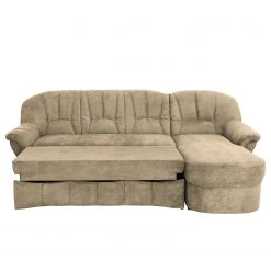 Modoform Ecksofa Wells - Flachgewebe - Cappuccino - Longchair davorstehend rechts - Schlaffunktion -Wohnzimmermöbel boutique en ligne 1000183491 191111 17591601006 DETAILS P000000001000183491