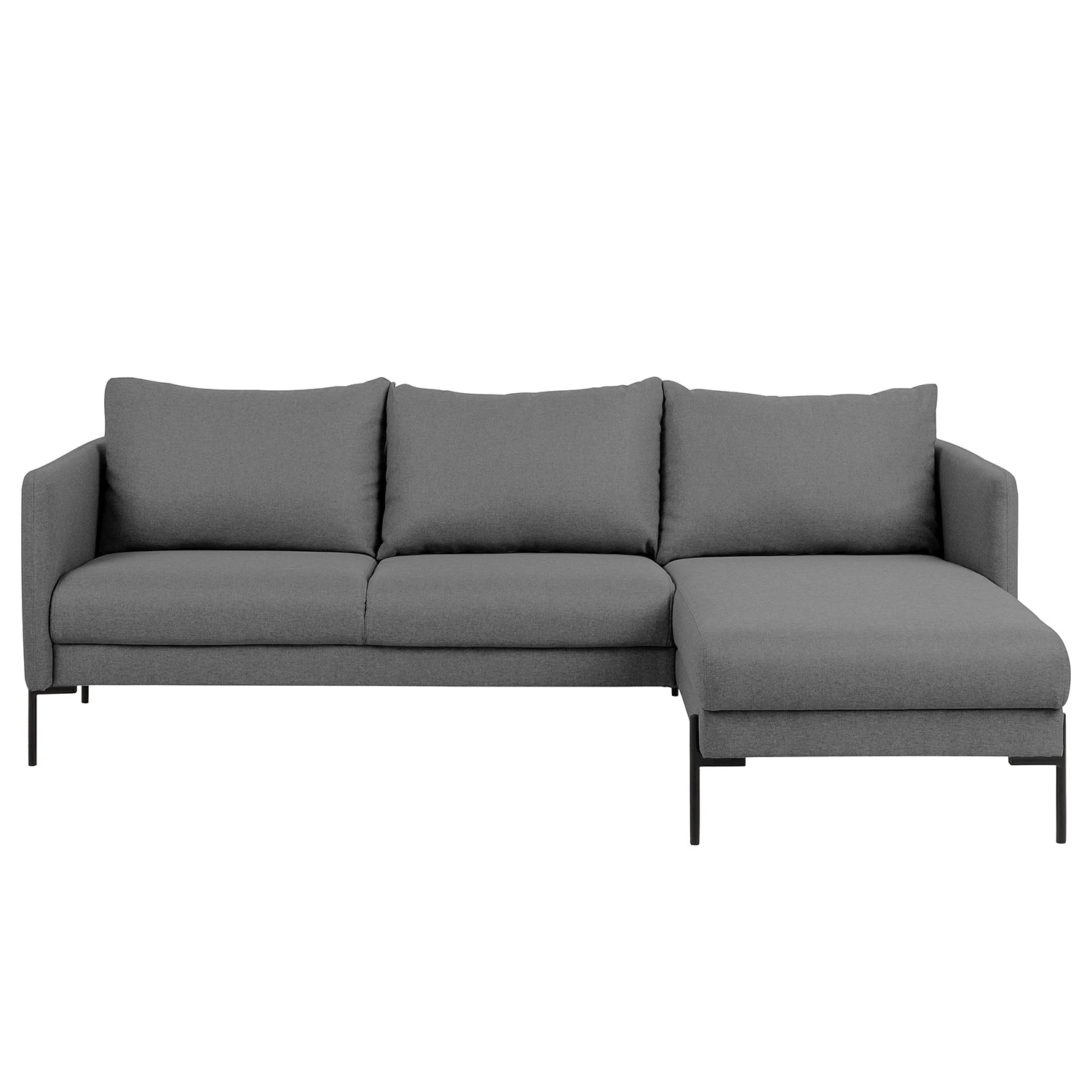 Fredriks Ecksofa Pratt - Webstoff - Dunkelgrau - Longchair davorstehend rechts 7 Fredriks Ecksofa Pratt - Webstoff - Dunkelgrau - Longchair davorstehend rechts – Bild 7