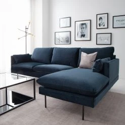 Jack & Alice Ecksofa Ellens III - Samt - Longchair davorstehend rechts -Wohnzimmermöbel boutique en ligne 1000183802 201103 11521200003 MOOD DETAILS P000000001000183802 mood