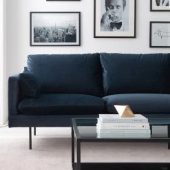 Jack & Alice Ecksofa Ellens III - Samt - Longchair davorstehend rechts -Wohnzimmermöbel boutique en ligne 1000183802 201103 11522000005 DETAILS P000000001000183802