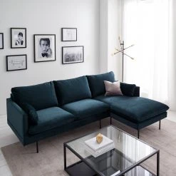 Jack & Alice Ecksofa Ellens III - Samt - Longchair davorstehend rechts -Wohnzimmermöbel boutique en ligne 1000183802 210504 07063400007 MOOD DETAILS P000000001000183802 mood